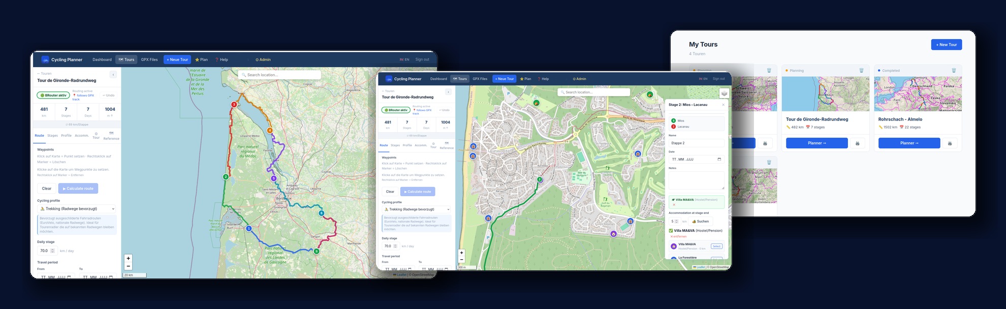 Cycling Planner – Tourenplaner Screenshot